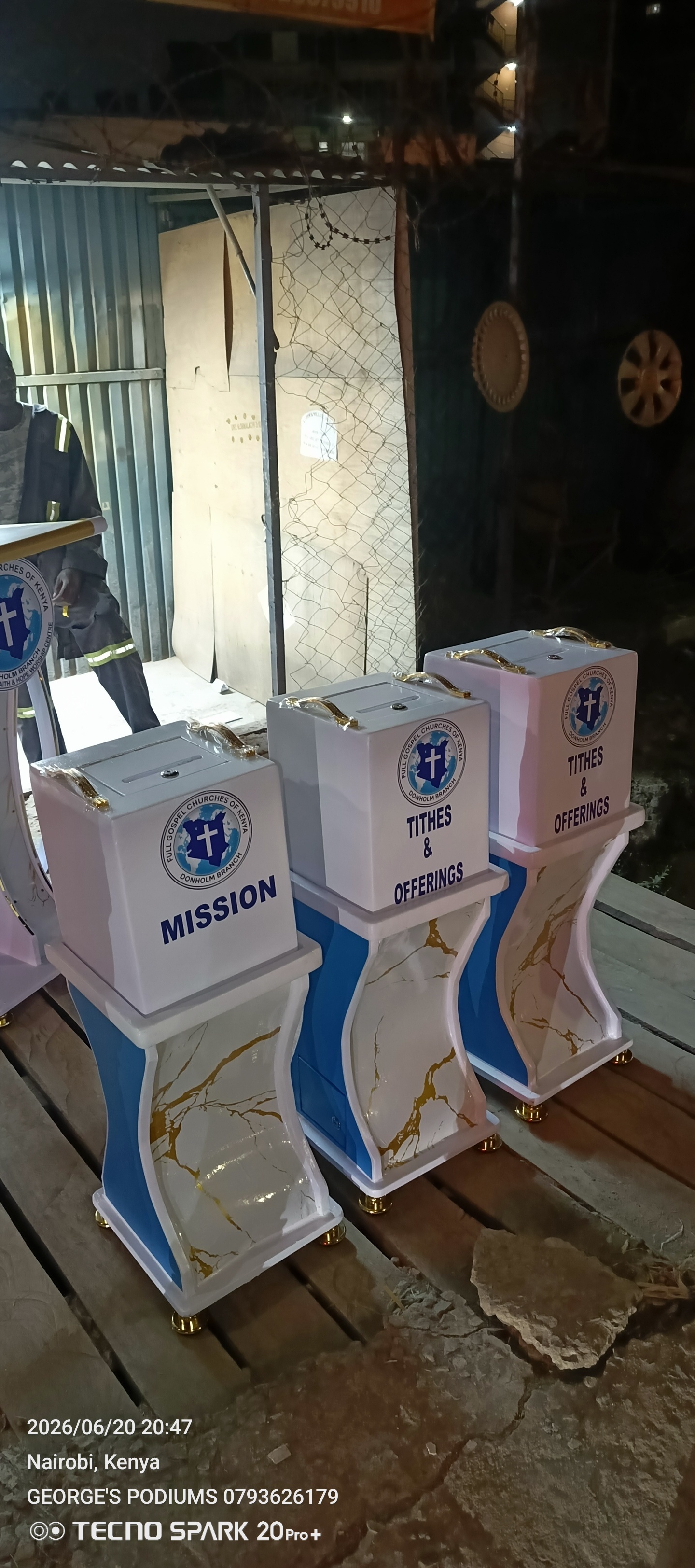 Deluxe Church Offering and Mission Donation Boxes